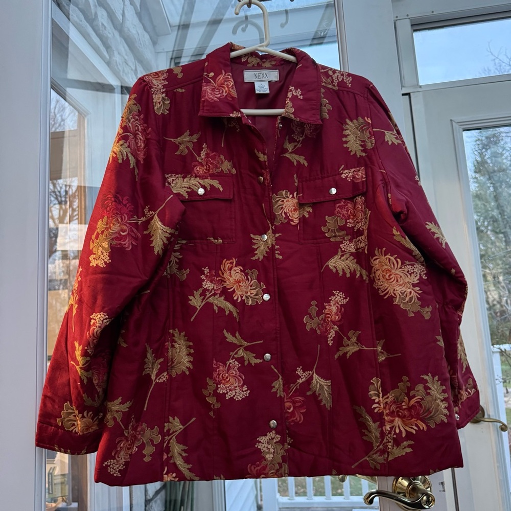 Silk Nexx button up jacket